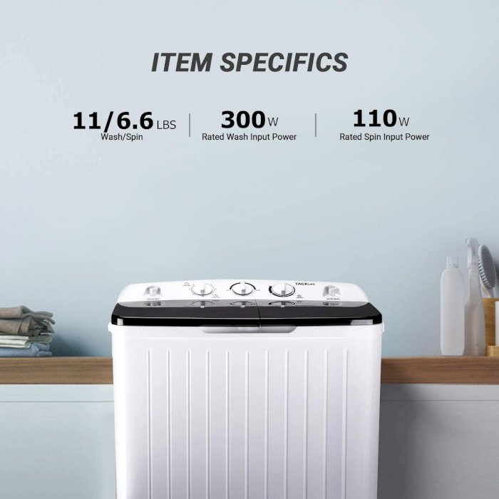 Mini lavadora portatil de ropa - TACKLIFE - Rialto, CA - Electrodomésticos