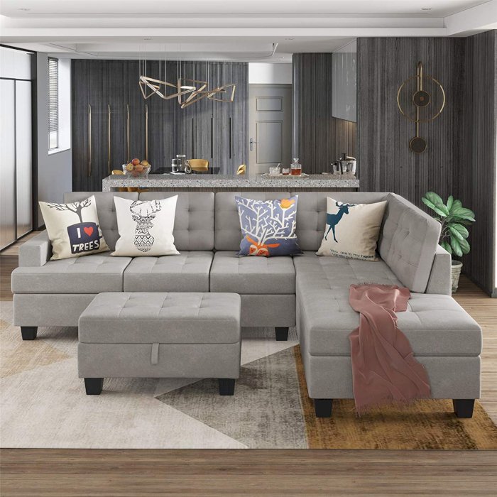 Centralizar usted está Idealmente sofa seccional de 3 piezas con otomano en venta - Tucker, GA - Muebles de  hogar